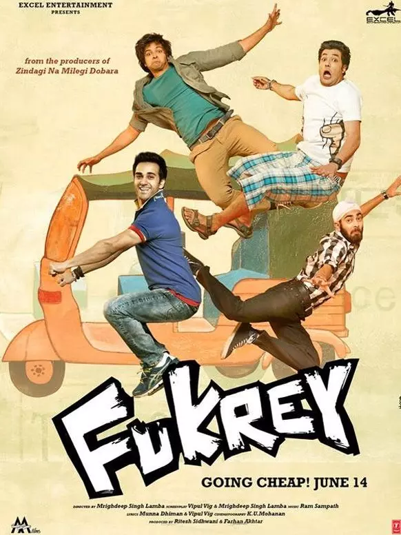 Бездельники - комедия / Fukrey (2013)