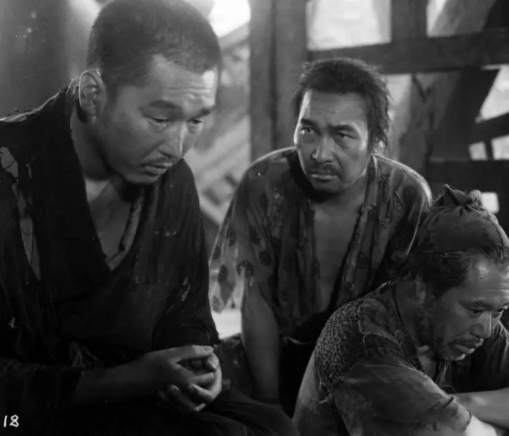 Кадр из Расёмон (1950) Кадр из Расёмон (1950)