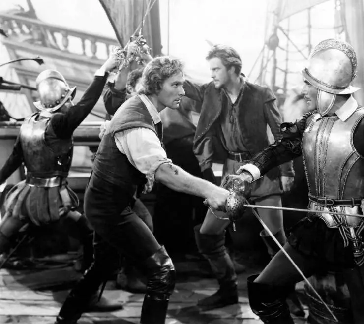 Кадр из Морской ястреб (1940) Кадр из Морской ястреб (1940)