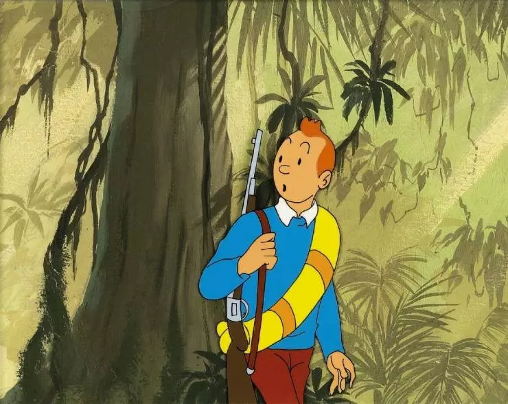 Кадр из Тинтин и храм Солнца (1969) Кадр из Тинтин и храм Солнца (1969)