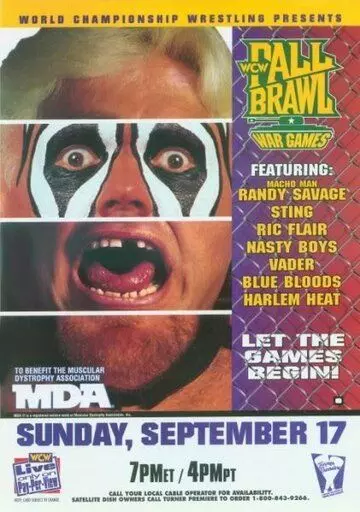 WCW Жёсткая драка / WCW Fall Brawl: War Games (1995)