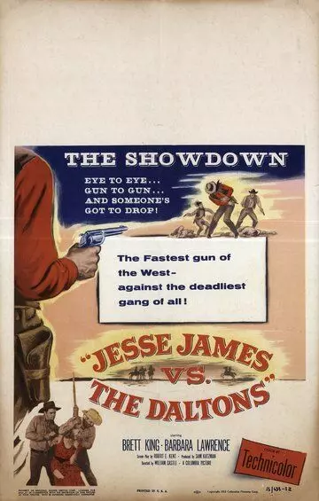 Джесси Джеймс против Далтонов / Jesse James vs. the Daltons (1954)