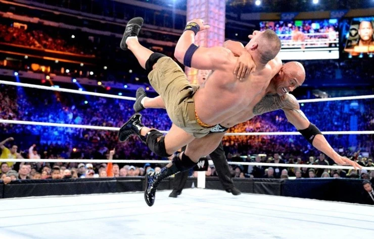 Кадр из WWE РестлМания 29 (2013) Кадр из WWE РестлМания 29 (2013)