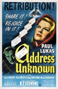 Адрес неизвестен / Address Unknown (1944)